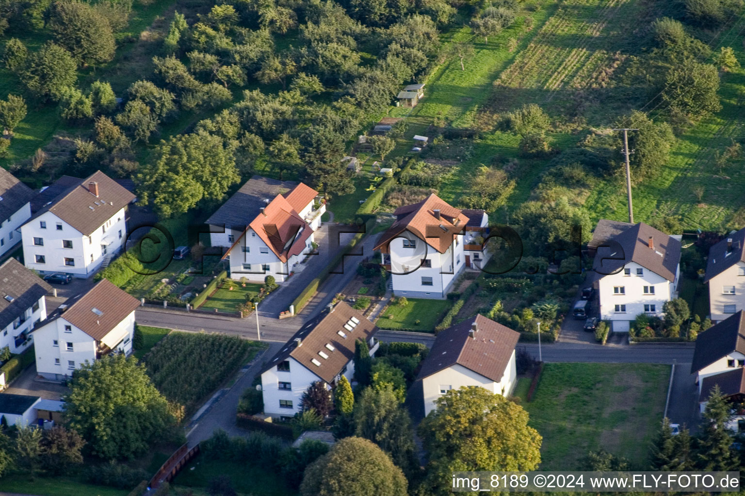 Quartier Urloffen in Appenweier dans le département Bade-Wurtemberg, Allemagne d'un drone