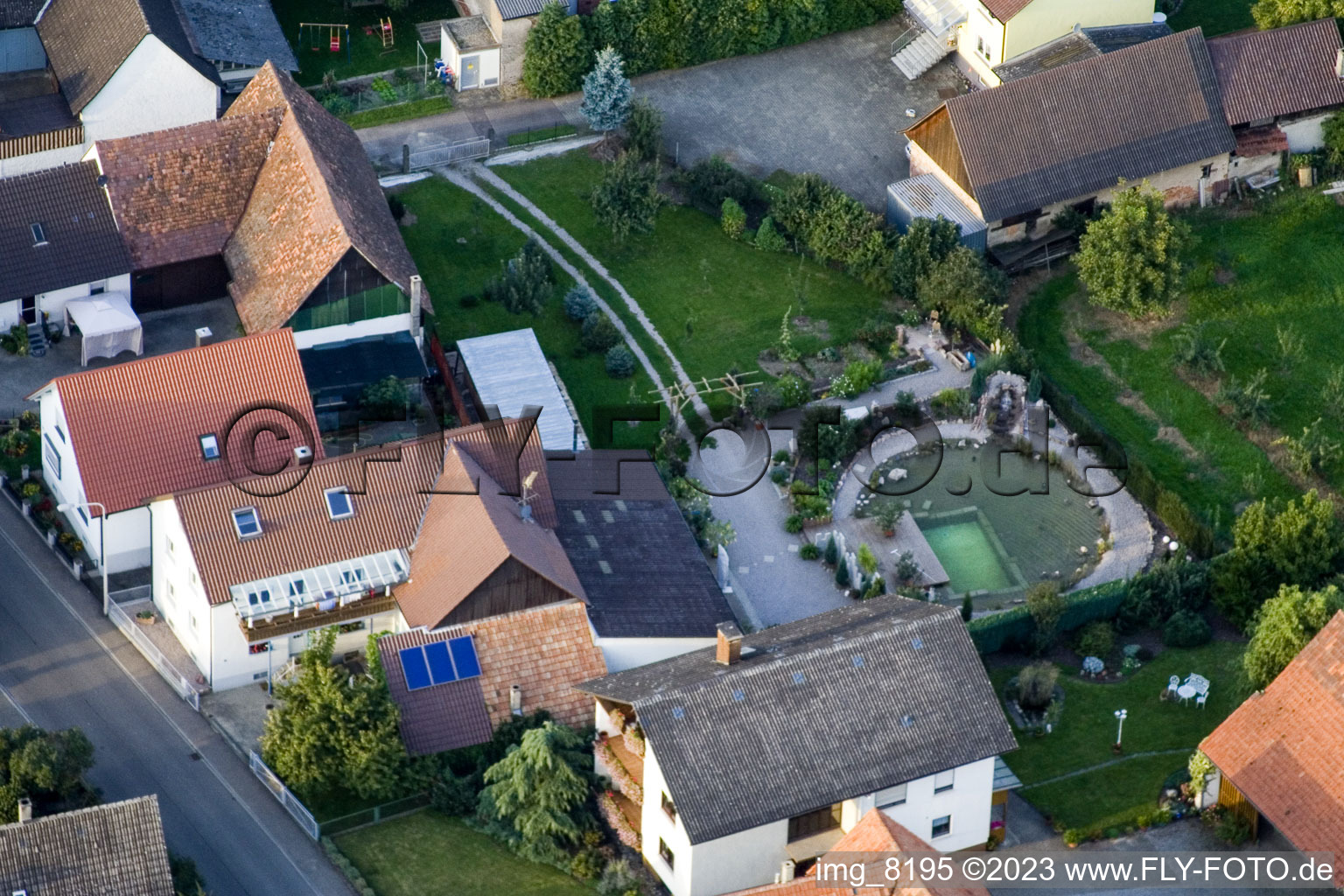 Photographie aérienne de S'Suède à le quartier Urloffen in Appenweier dans le département Bade-Wurtemberg, Allemagne