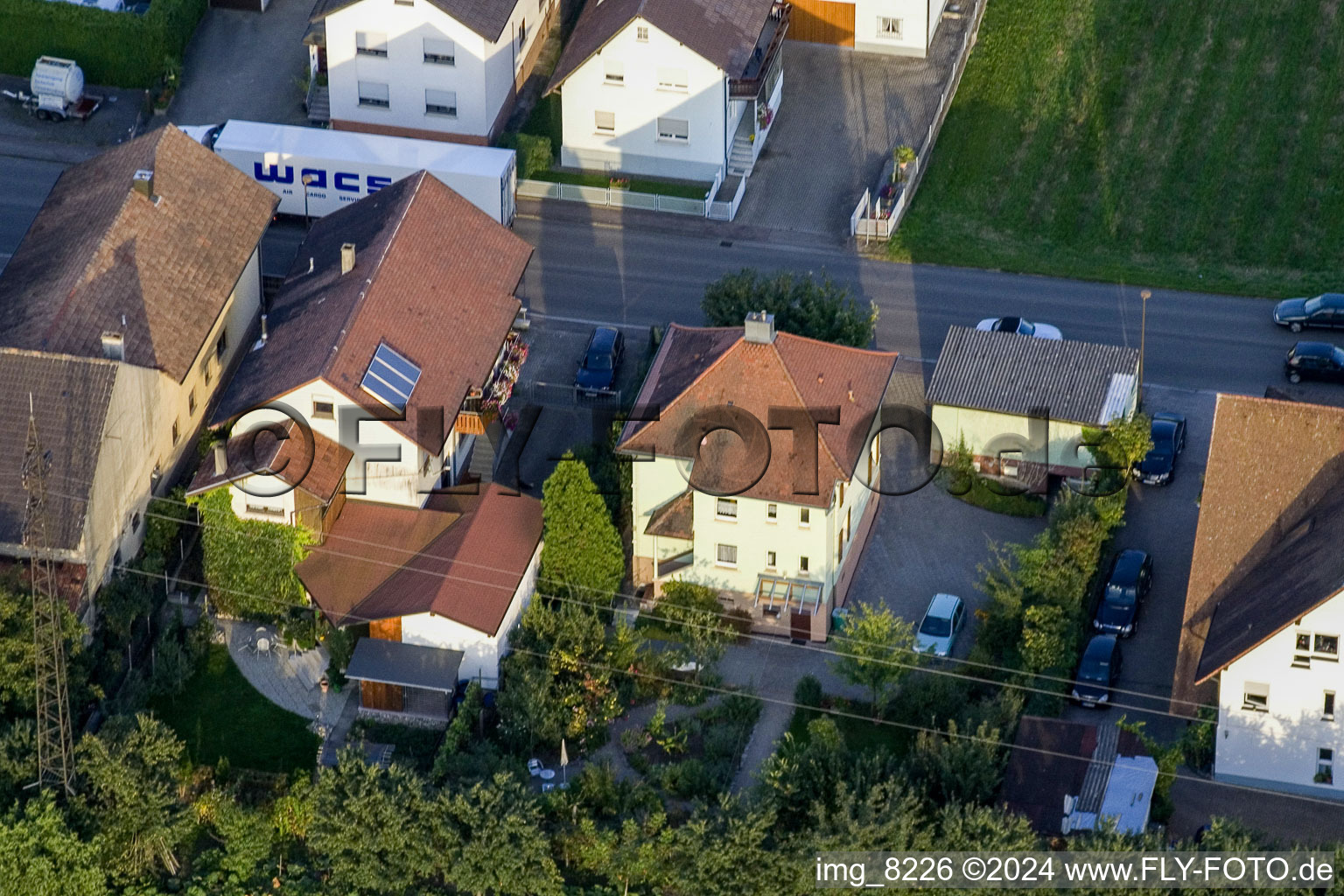 Quartier Urloffen in Appenweier dans le département Bade-Wurtemberg, Allemagne d'en haut