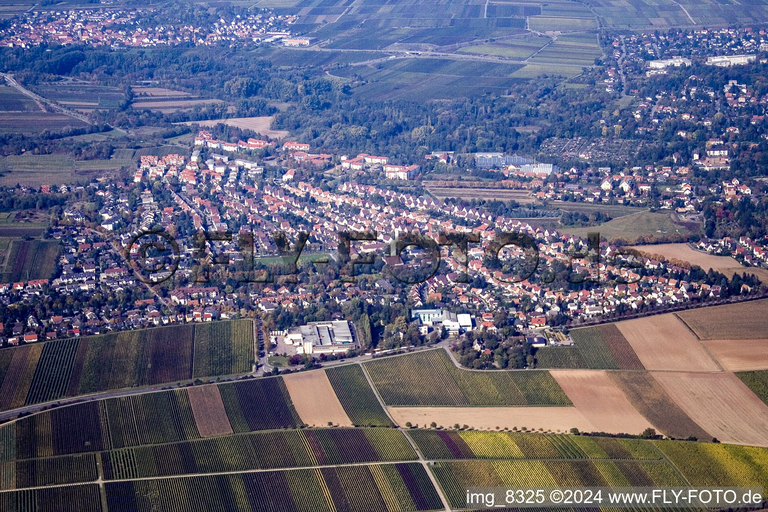 Landau Ouest à Landau in der Pfalz dans le département Rhénanie-Palatinat, Allemagne vue d'en haut