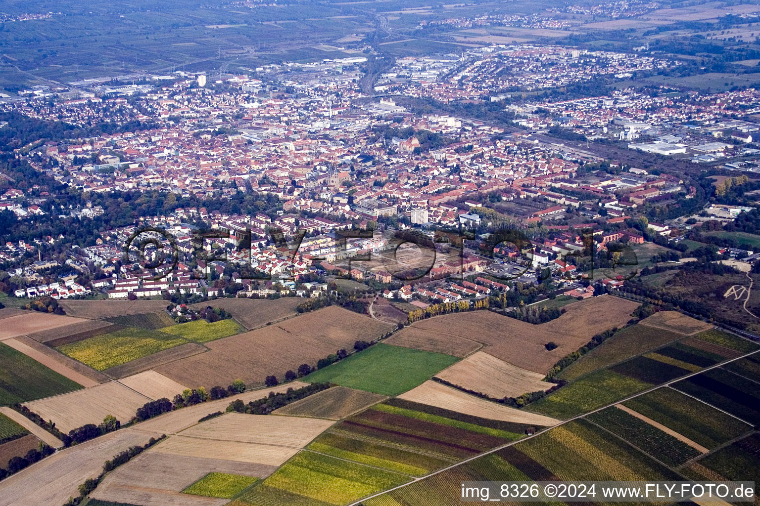 Photographie aérienne de Du sud à Landau in der Pfalz dans le département Rhénanie-Palatinat, Allemagne