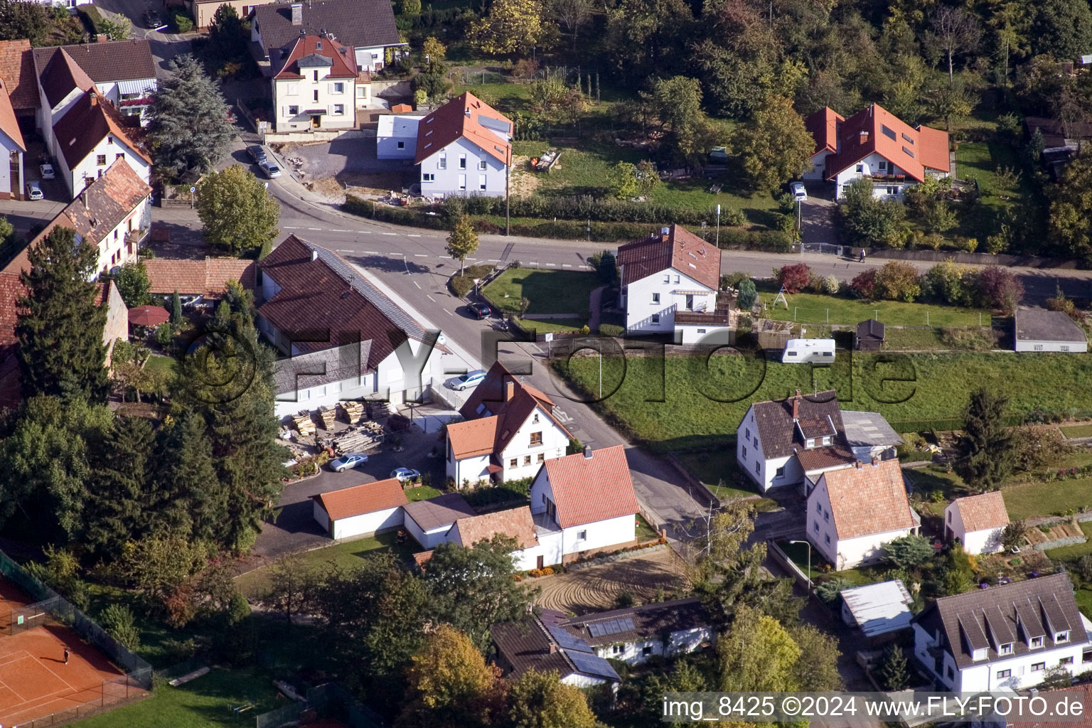 Quartier Mörzheim in Landau in der Pfalz dans le département Rhénanie-Palatinat, Allemagne vu d'un drone