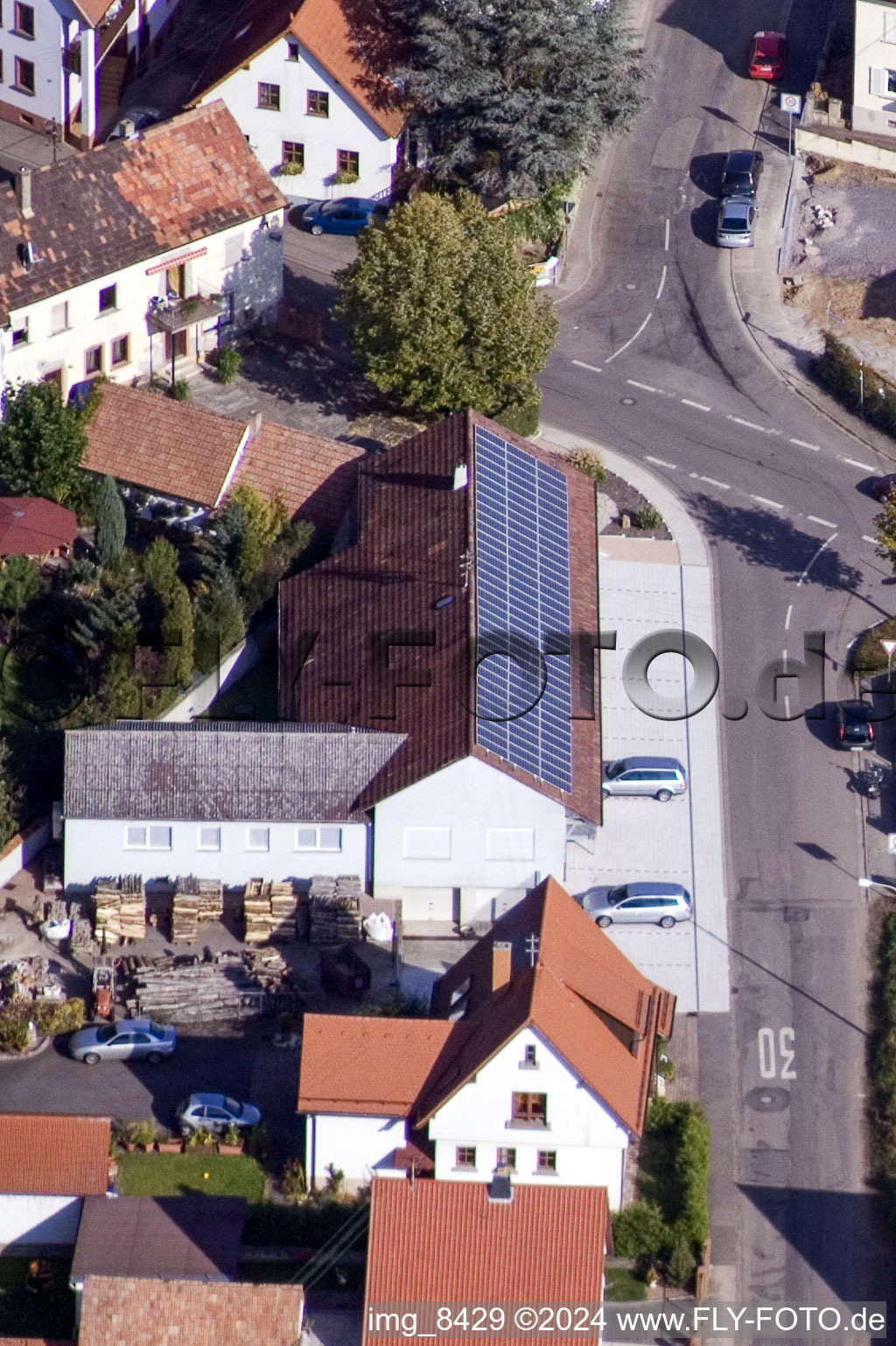 Quartier Mörzheim in Landau in der Pfalz dans le département Rhénanie-Palatinat, Allemagne d'en haut