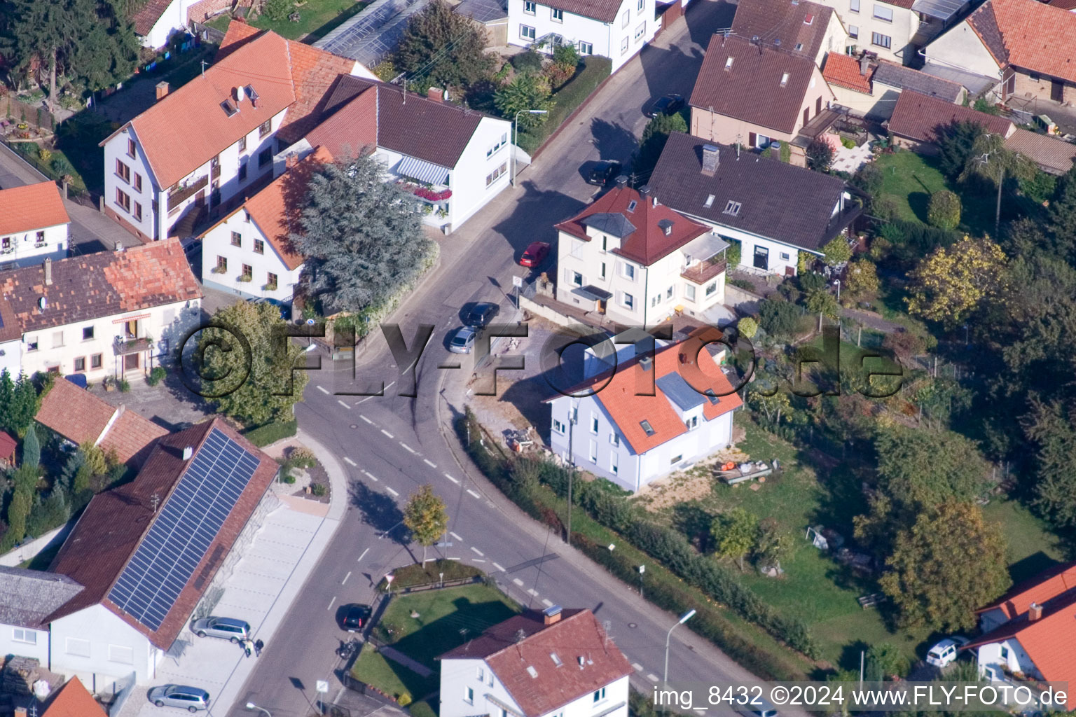 Quartier Mörzheim in Landau in der Pfalz dans le département Rhénanie-Palatinat, Allemagne vue d'en haut