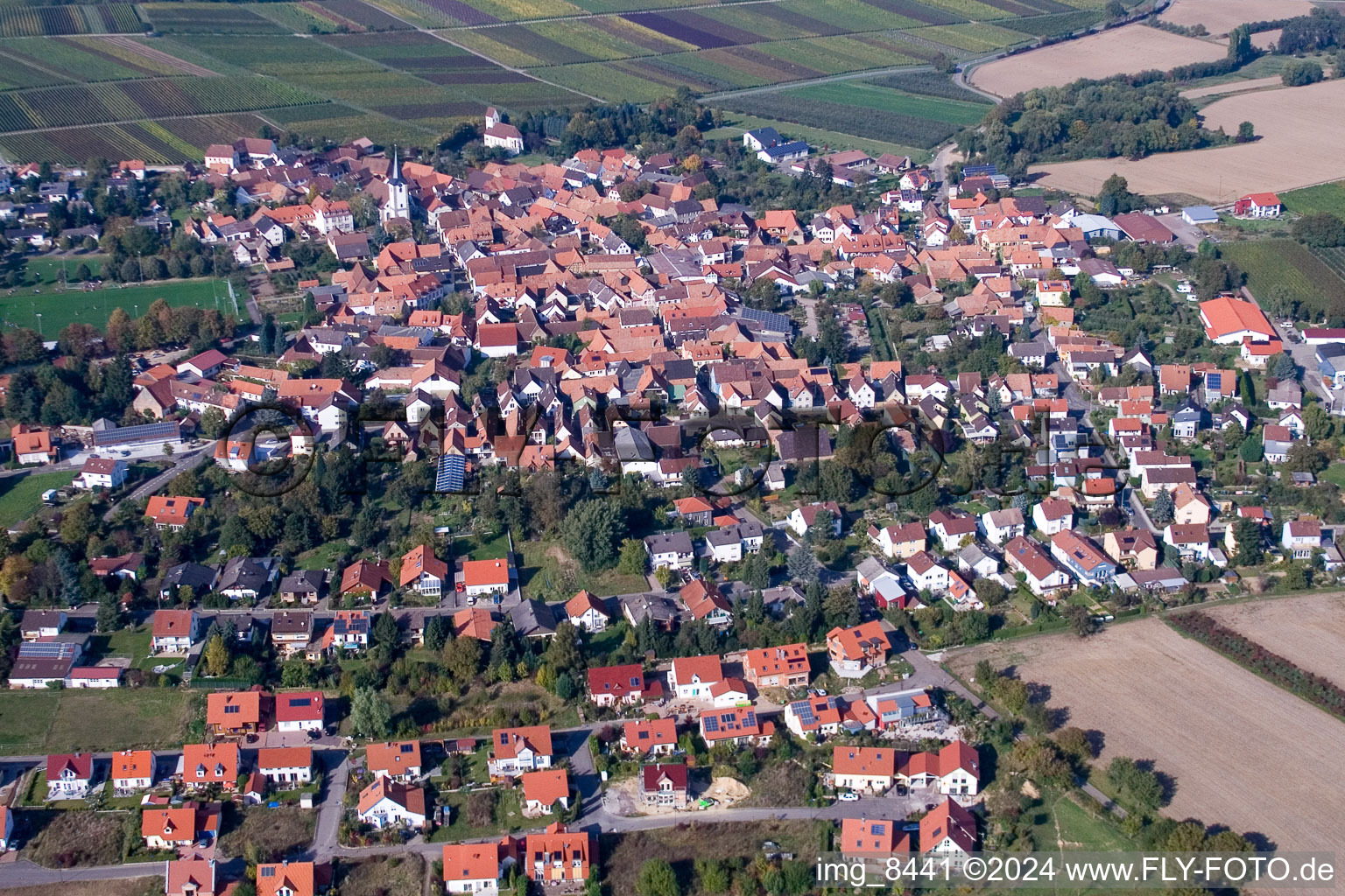 Quartier Mörzheim in Landau in der Pfalz dans le département Rhénanie-Palatinat, Allemagne d'un drone