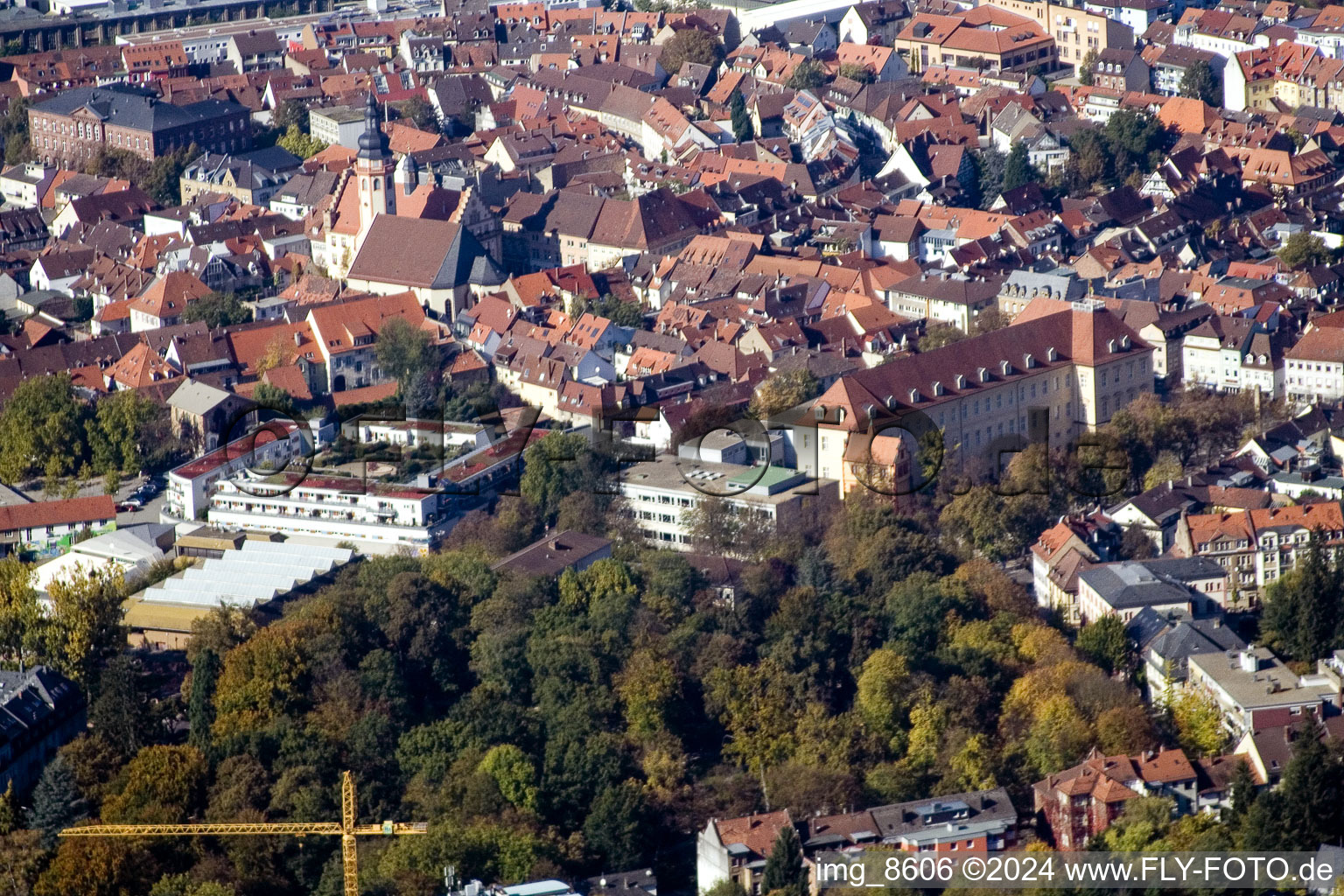 Quartier Durlach in Karlsruhe dans le département Bade-Wurtemberg, Allemagne vue du ciel