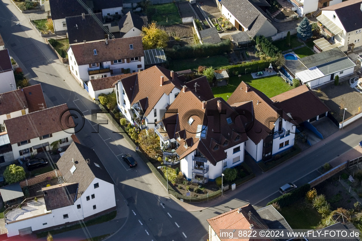 Image drone de Sarrestr à Kandel dans le département Rhénanie-Palatinat, Allemagne