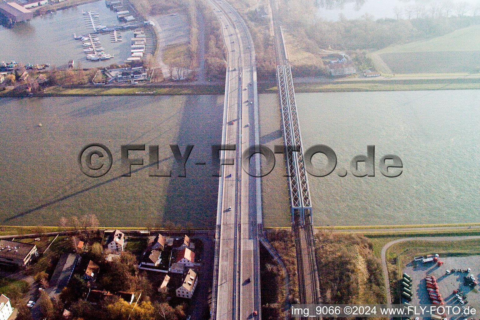 Image drone de Quartier Maximiliansau in Wörth am Rhein dans le département Rhénanie-Palatinat, Allemagne