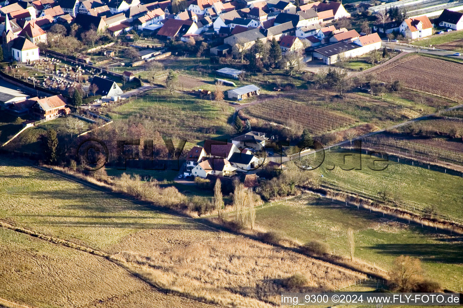 Vue oblique de Moulin à vent à Winden dans le département Rhénanie-Palatinat, Allemagne