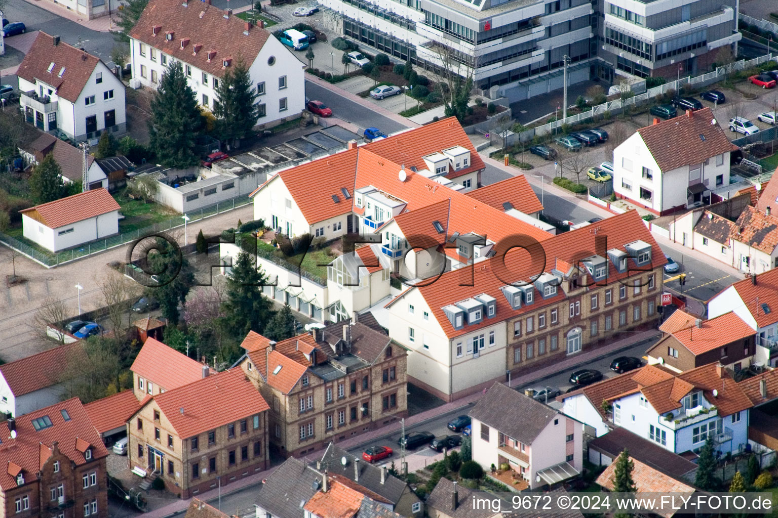 Enregistrement par drone de Kandel dans le département Rhénanie-Palatinat, Allemagne