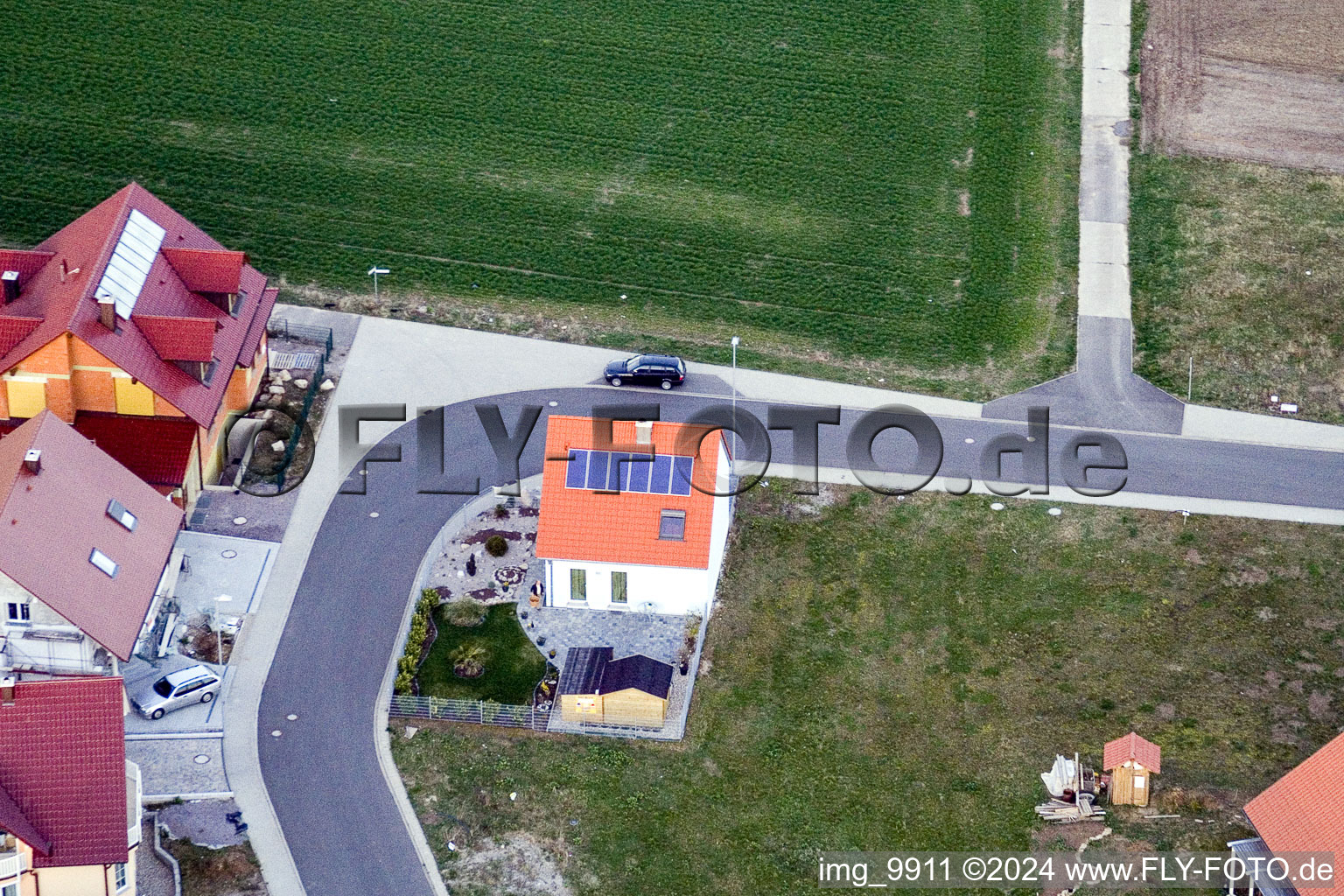 Image drone de Nouvelle zone de développement NE à le quartier Schaidt in Wörth am Rhein dans le département Rhénanie-Palatinat, Allemagne