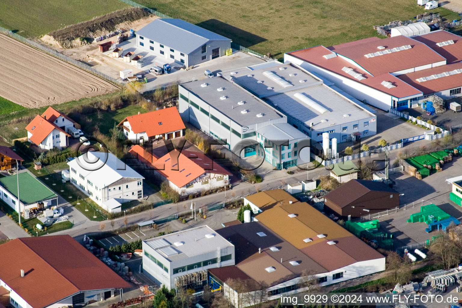 Hatzenbühl dans le département Rhénanie-Palatinat, Allemagne depuis l'avion