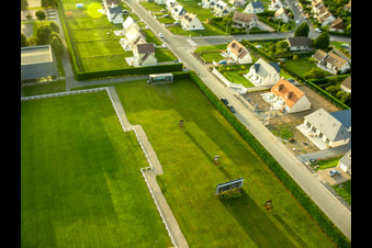 Villers-sur-Mer dans le département Calvados, France d'en haut