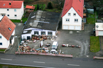 Vue aérienne de Pierres naturelles Arnold à Steinfeld dans le département Rhénanie-Palatinat, Allemagne
