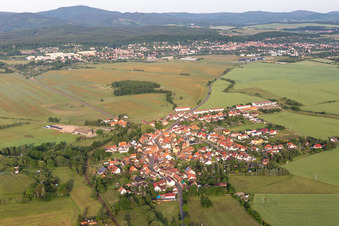 Vue aérienne de Quartier Wahlwinkel in Waltershausen dans le département Thuringe, Allemagne