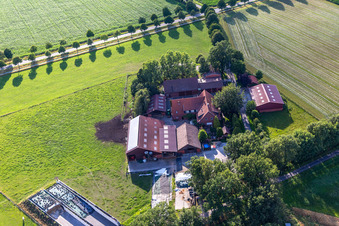 Photographie aérienne de Ferme sur Uhlandweg à le quartier Tungerloh-Pröbsting in Gescher dans le département Rhénanie du Nord-Westphalie, Allemagne
