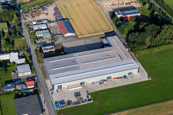 Vue aérienne de WiRoPa à Gescher dans le département Rhénanie du Nord-Westphalie, Allemagne