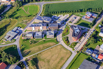 Vue aérienne de D.velop campus des sciences de la vie à le quartier Harwick in Gescher dans le département Rhénanie du Nord-Westphalie, Allemagne
