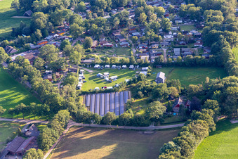 Vue aérienne de Camping 't Wieskamp à Winterswijk Henxel dans le département Gueldre, Pays-Bas