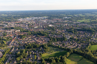 Vue aérienne de Winterswijk dans le département Gueldre, Pays-Bas