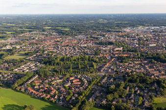 Vue oblique de Winterswijk dans le département Gueldre, Pays-Bas