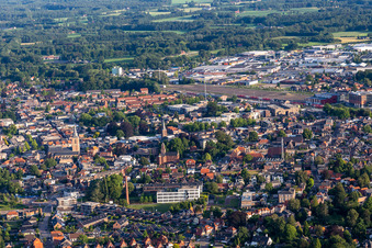 Winterswijk dans le département Gueldre, Pays-Bas vue d'en haut