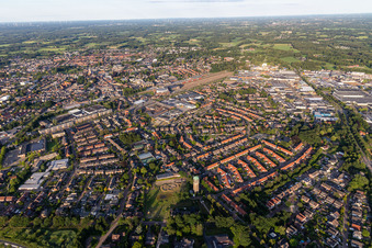 Winterswijk dans le département Gueldre, Pays-Bas vue du ciel