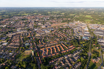 Enregistrement par drone de Winterswijk dans le département Gueldre, Pays-Bas