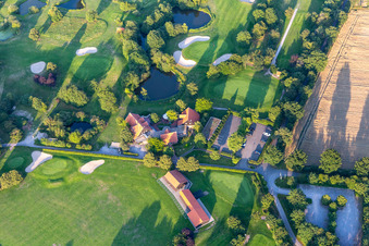 Vue aérienne de Golf et Country Club Coesfeld eV dans le quartier de Stevede à le quartier Goxel in Coesfeld dans le département Rhénanie du Nord-Westphalie, Allemagne