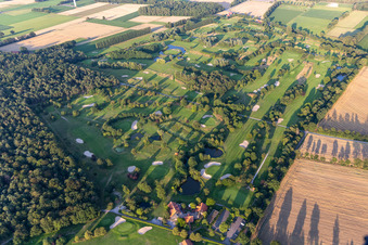 Photographie aérienne de Golf et Country Club Coesfeld eV à le quartier Goxel in Coesfeld dans le département Rhénanie du Nord-Westphalie, Allemagne