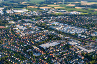 Vue aérienne de Klostermann GmbH à Coesfeld dans le département Rhénanie du Nord-Westphalie, Allemagne