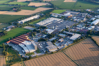 Vue aérienne de Weiling, Parador à Coesfeld dans le département Rhénanie du Nord-Westphalie, Allemagne