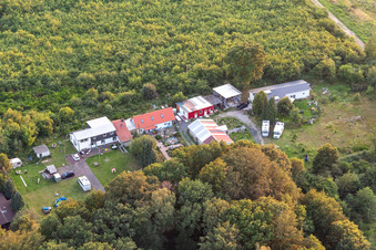 Vue aérienne de Kreulkerhok à Reken dans le département Rhénanie du Nord-Westphalie, Allemagne
