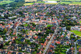 Vue aérienne de Chemin de croix à Heiden dans le département Rhénanie du Nord-Westphalie, Allemagne