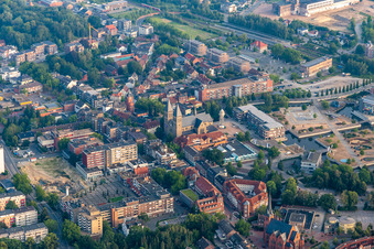 Vue aérienne de Saint Antoine à Gronau dans le département Rhénanie du Nord-Westphalie, Allemagne