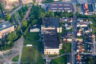 Vue aérienne de Dame Blanche à Gronau dans le département Rhénanie du Nord-Westphalie, Allemagne