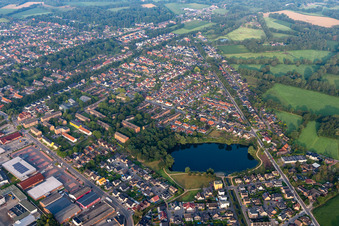Vue aérienne de Sporgym à Gronau dans le département Rhénanie du Nord-Westphalie, Allemagne