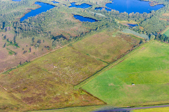 Vue aérienne de Haaksbergen dans le département Overijssel, Pays-Bas