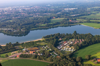 Vue aérienne de Camping Sevink Molen à Winterswijk Meddo dans le département Gueldre, Pays-Bas