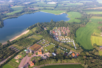 Vue aérienne de Camping Sevink Molen à Winterswijk Meddo dans le département Gueldre, Pays-Bas