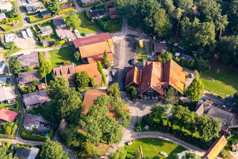 Photographie aérienne de Aire de loisirs de Waldvelen, vente familiale der Buss à Velen dans le département Rhénanie du Nord-Westphalie, Allemagne