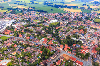Vue aérienne de Quartier Dorfheide Dorstener Straße à Reken dans le département Rhénanie du Nord-Westphalie, Allemagne