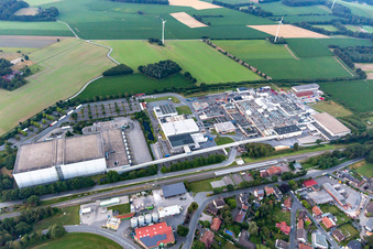Vue aérienne de Iglo à Reken dans le département Rhénanie du Nord-Westphalie, Allemagne