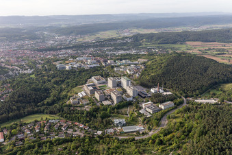 Photographie aérienne de Clinique BG, Université et Hôpital universitaire Tübingen à Tübingen dans le département Bade-Wurtemberg, Allemagne
