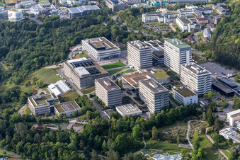 Photographie aérienne de Université Tübingen à Tübingen dans le département Bade-Wurtemberg, Allemagne