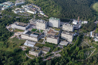 Université Tübingen à Tübingen dans le département Bade-Wurtemberg, Allemagne d'en haut