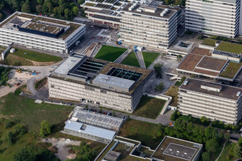 Université Tübingen à Tübingen dans le département Bade-Wurtemberg, Allemagne hors des airs