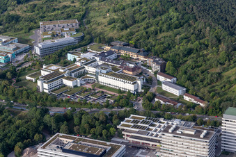 Vue aérienne de Clinique des accidents BG Tübingen à Tübingen dans le département Bade-Wurtemberg, Allemagne
