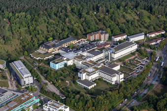 Vue aérienne de Terrain de l'hôpital " BG Klinik Tübingen à Tübingen dans le département Bade-Wurtemberg, Allemagne
