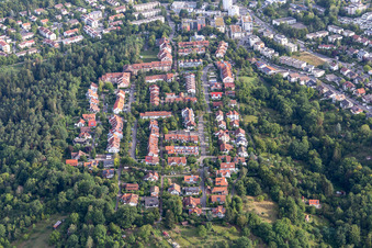 Vue aérienne de Cuve à Tübingen dans le département Bade-Wurtemberg, Allemagne
